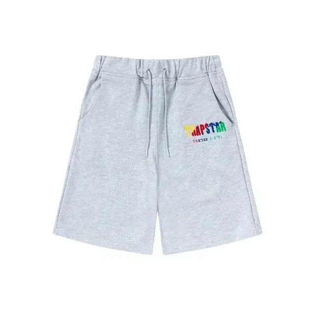 Trapstar Logo Shorts Grey Multicolor