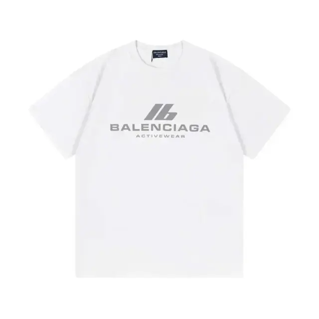 Balenciaga 3B Sports Icon Activewear T-Shirt White