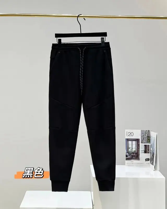 Drawstring Jogger Pants Black