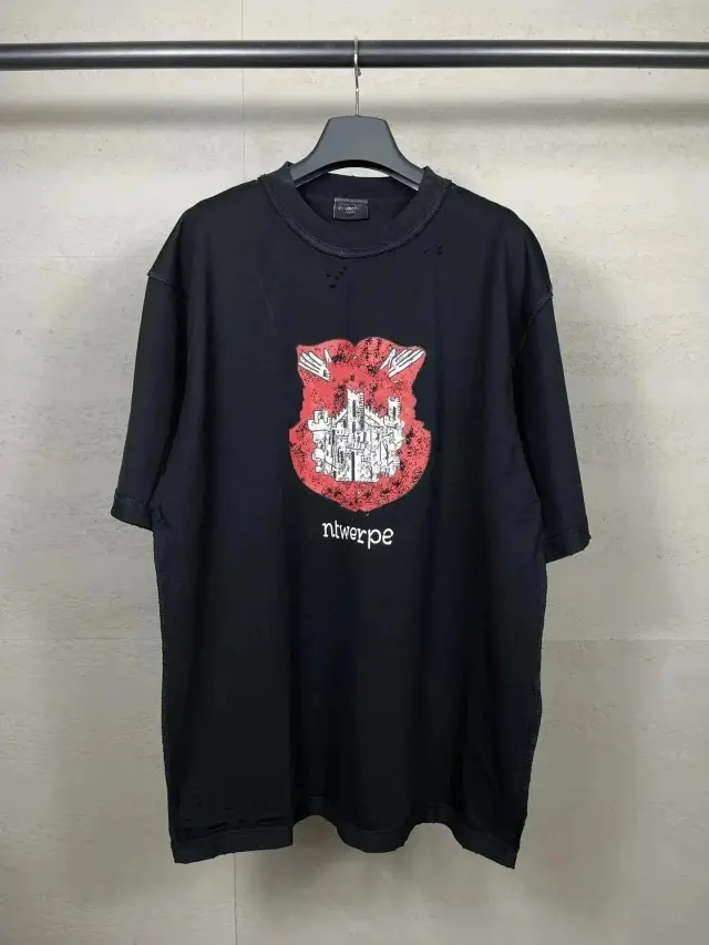 Balenciaga Antwerp Graphic T-Shirt Black
