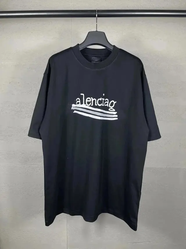 Balenciaga Graphic T-Shirt 'Black'