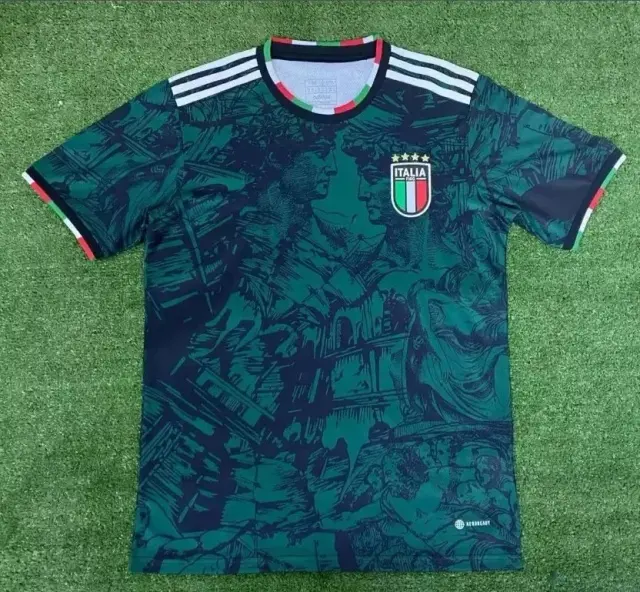 adidas Italy Graphic Jersey Green