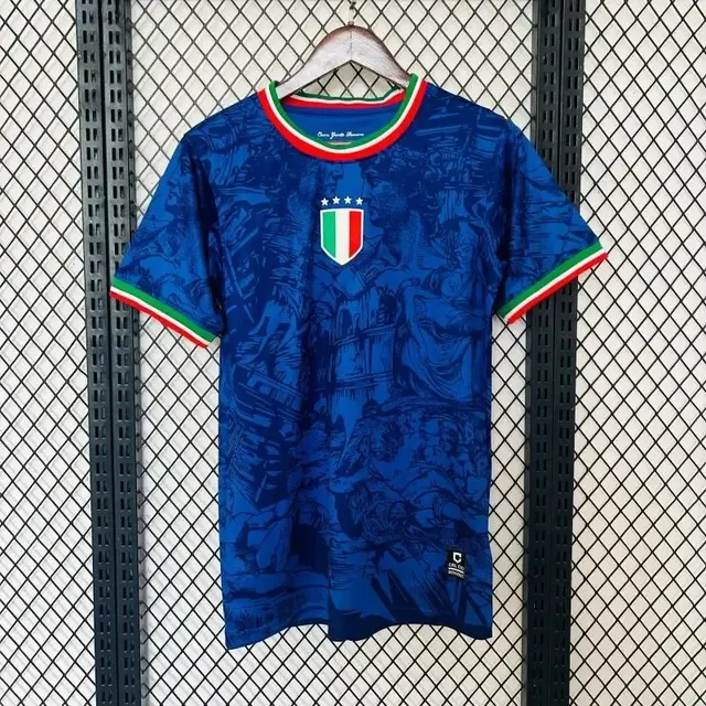 Calcio Italy Graphic Jersey Blue