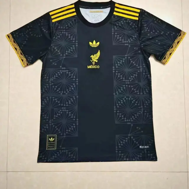 adidas Mexico Jersey Black / Yellow