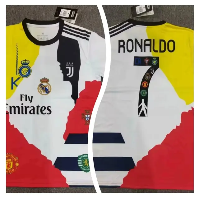 Cristiano Ronaldo Tribute Mashup Jersey Multicolor