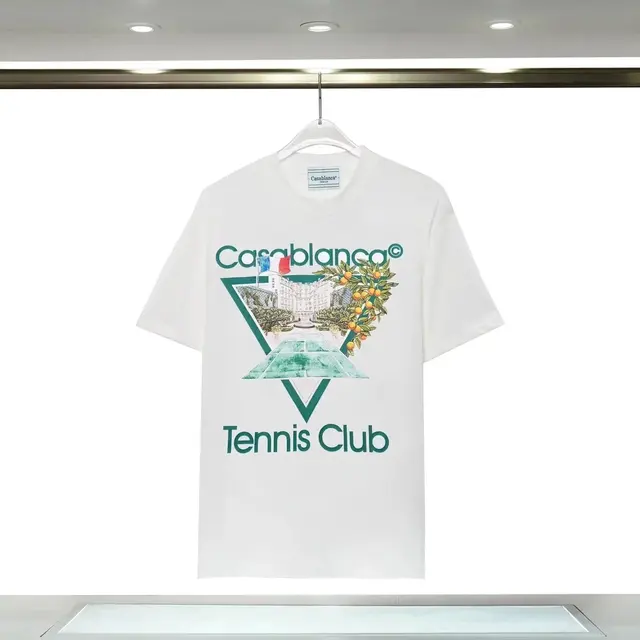 Casablanca Tennis Club T-Shirt White