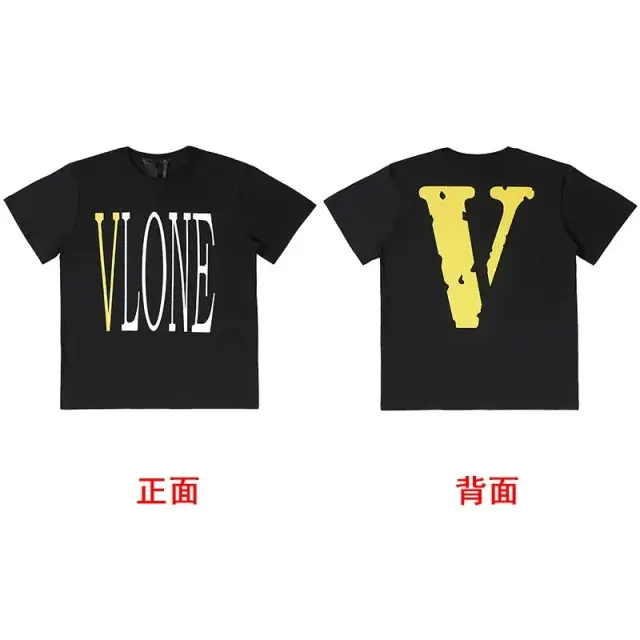 VLONE Staple T-Shirt Black / Yellow