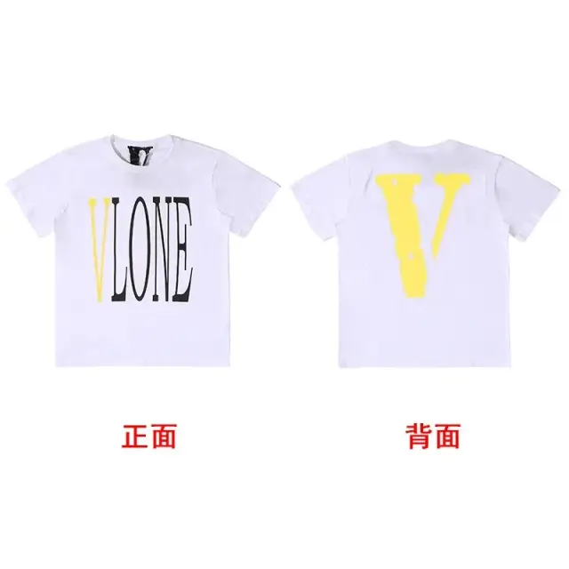 VLONE Staple T-Shirt White / Yellow