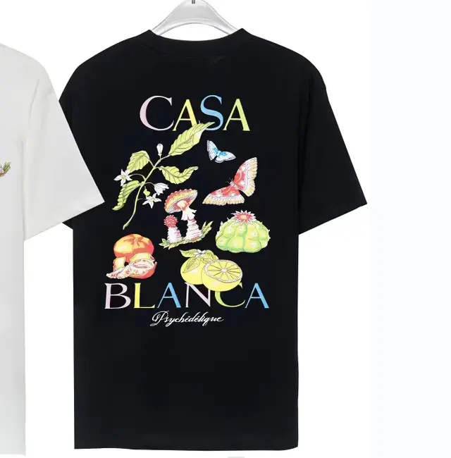 Casablanca Psychedelique T-Shirt Black