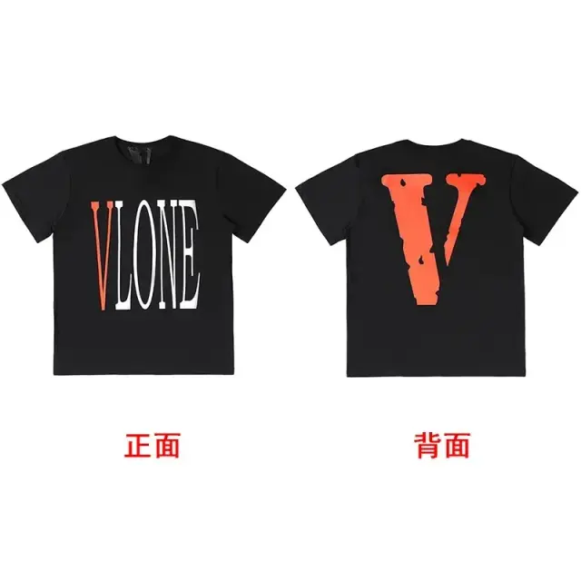 VLONE Staple T-Shirt Black Orange