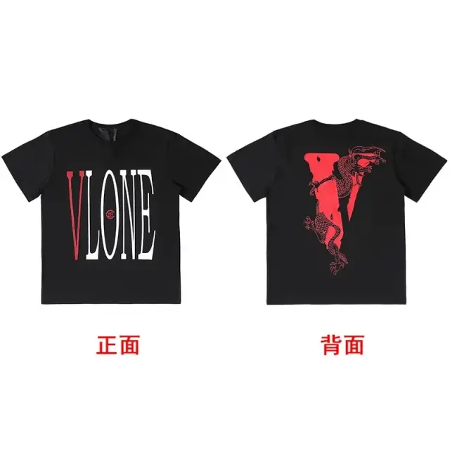 CLOT x VLONE Dragon T-Shirt Black / Red