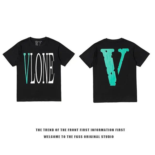 VLONE Logo T-Shirt Black / Green