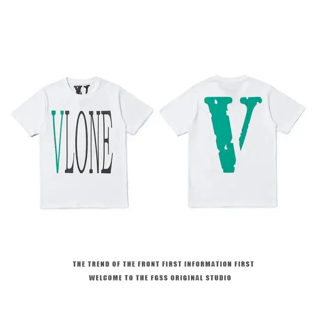 VLONE Logo T-Shirt White Green