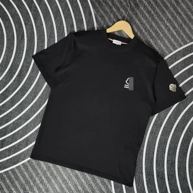 Moncler Chest Logo T-Shirt 'Black'