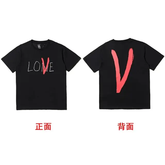VLONE Love T-Shirt Black Red