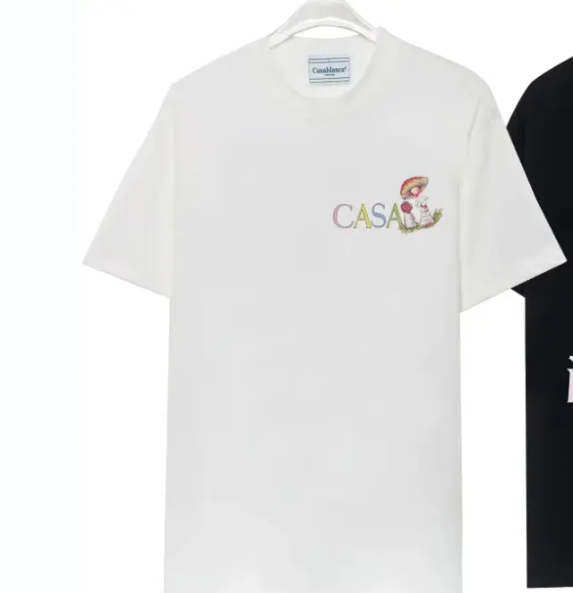 Casablanca Mushroom Logo T-Shirt White
