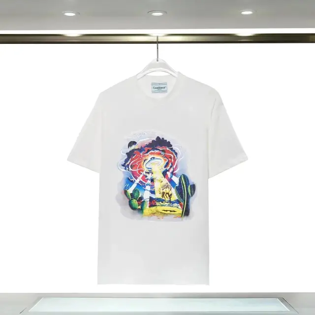 Casablanca UFO Graphic T-Shirt White