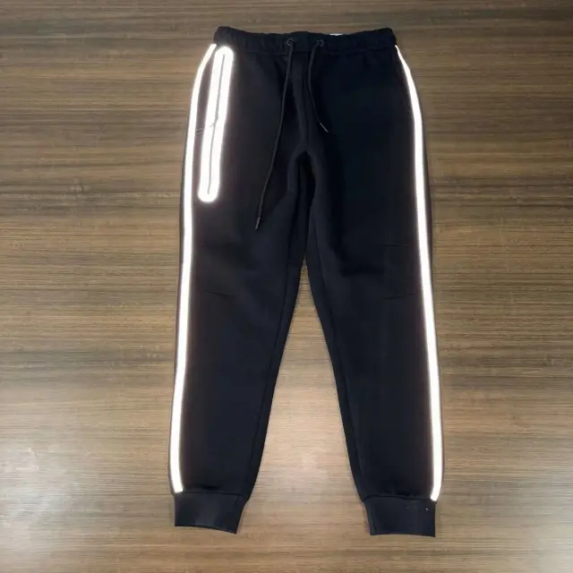 Black orange label pants