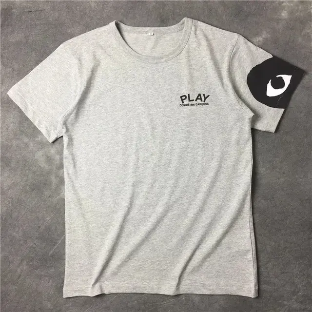 Grey sleeved black heart