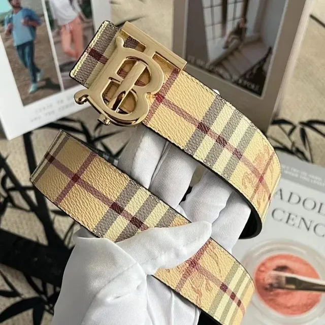Burberry Logo Belts
