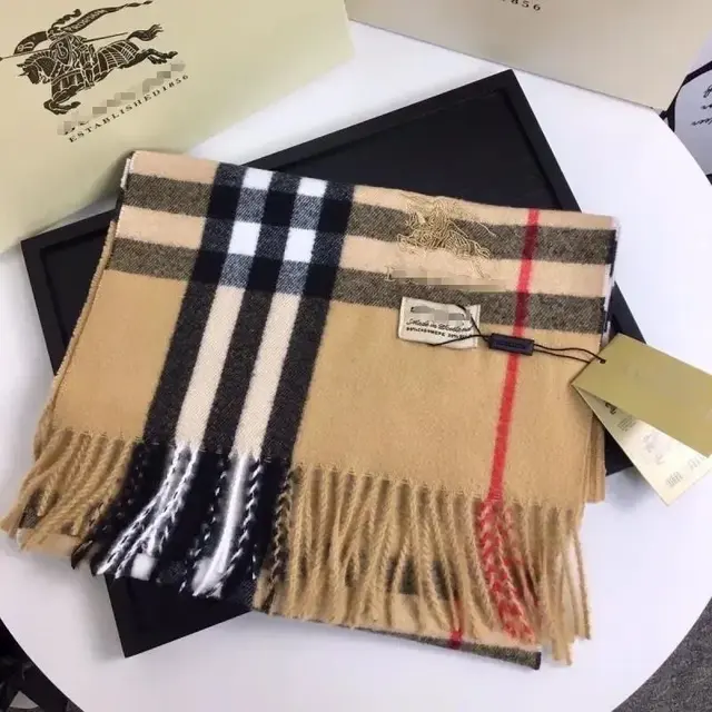 Burberry Check Cashmere Scarves