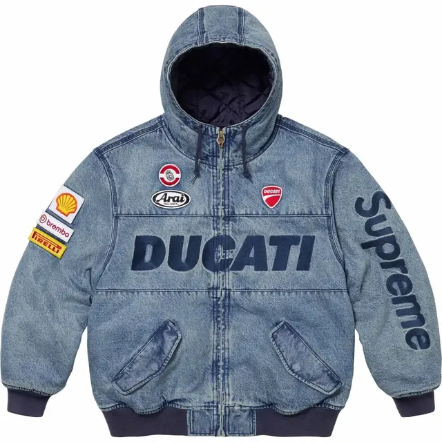 Supreme Ducati Denim Hooded Jackets