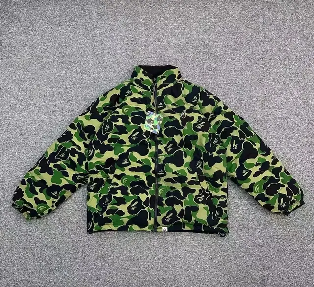 A Bathing Ape Camouflage Puffer Jackets