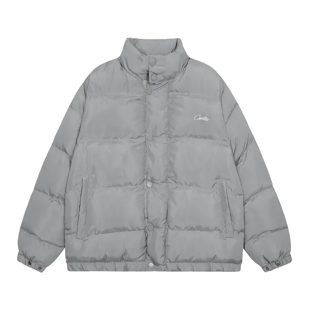 Gray with white text
