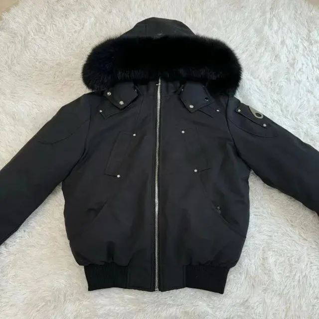 Moose Knuckles Fur Hood Down Jacket