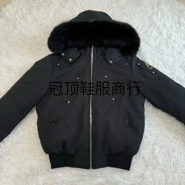 Moose Knuckles Fur Hood Down Jacket