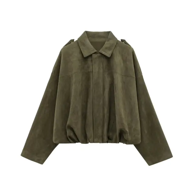 Suede Bomber Jackets
