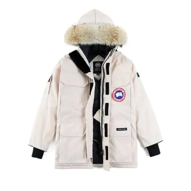 3-Goose 08 beige down jacket
