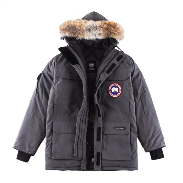 4-Goose 08 Graphite Gray Down Jacket