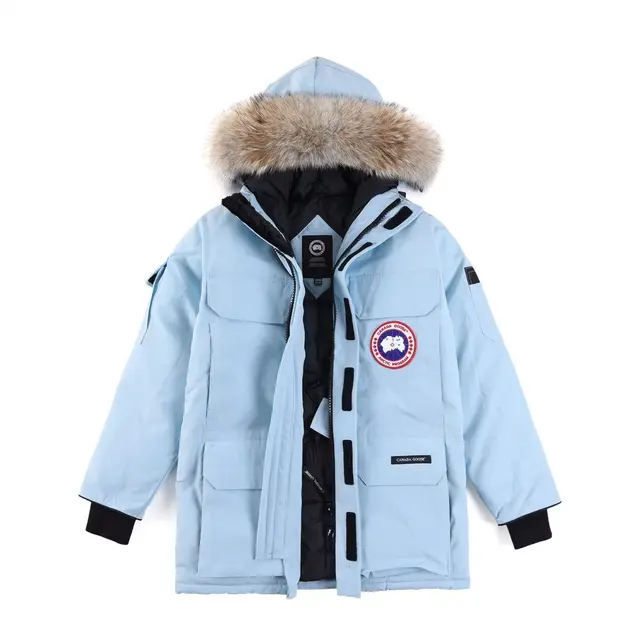 10-Goose 08 Sky-Blue Down Jacket