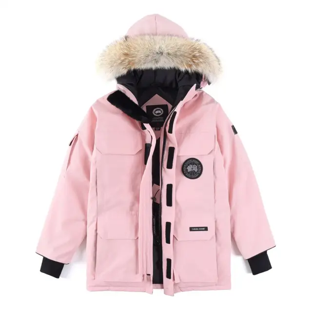 11-Goose 08 Pink Down Jacket