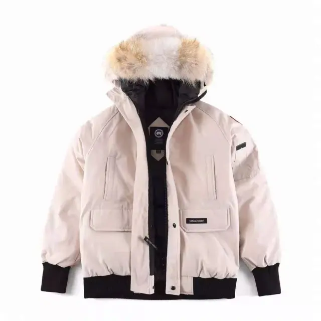 14-Goose 01 off-white down jacket