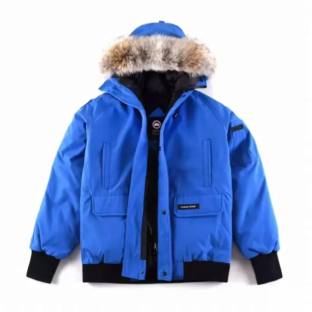 16-Goose 01 Blue Down Jacket