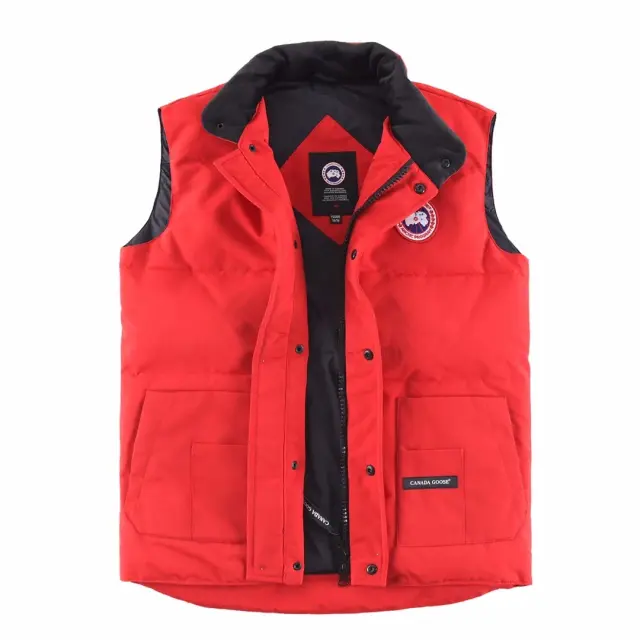 19-Goose 20-style red down vest
