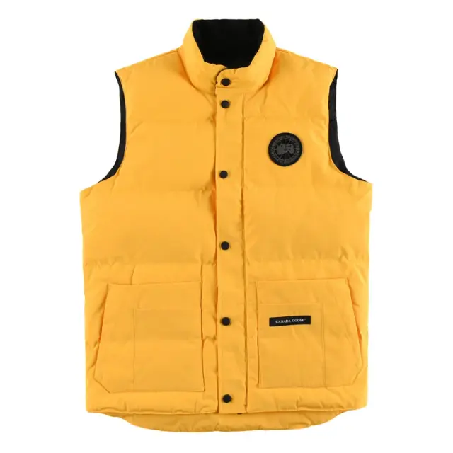 22-Goose 20-style yellow down vest