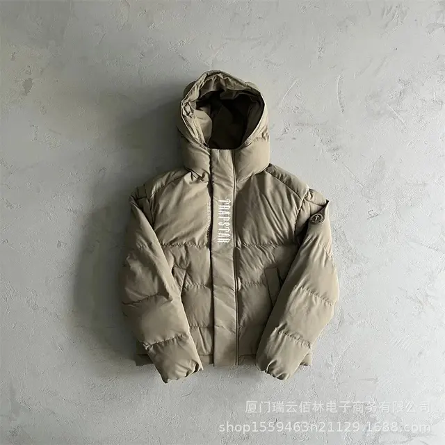 2.0 Khaki-White Embroidered Jacket