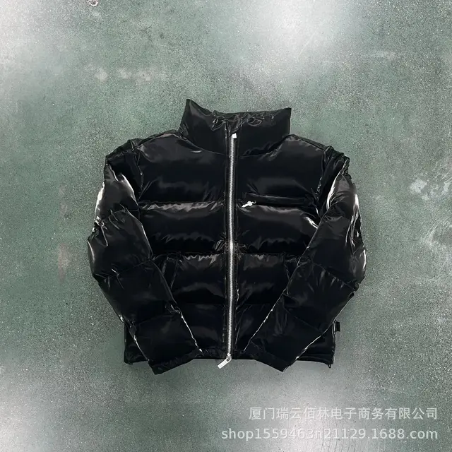 Black Glow Leather Jacket