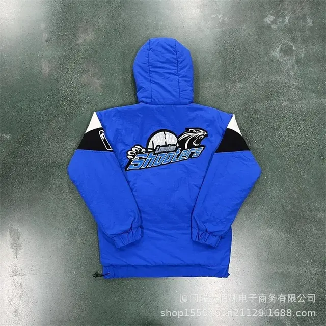 Dark Blue Archer Embroidered Jacket