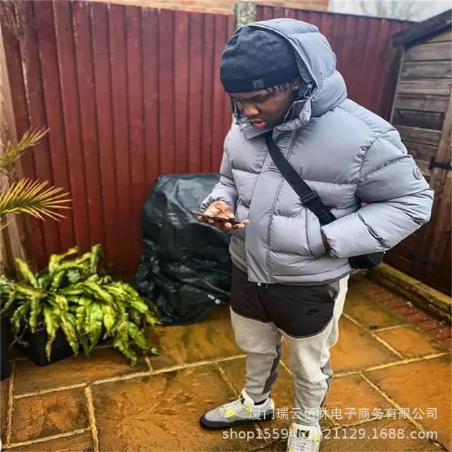 2.0 Stone Grey Embroidered Jacket
