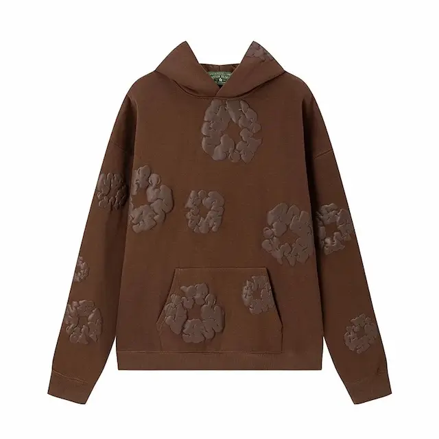 Hoodie in coffee color
