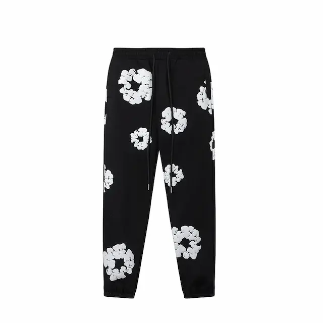 black and white trousers