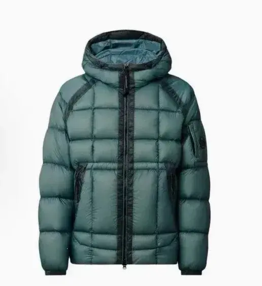 Navy blue down jacket