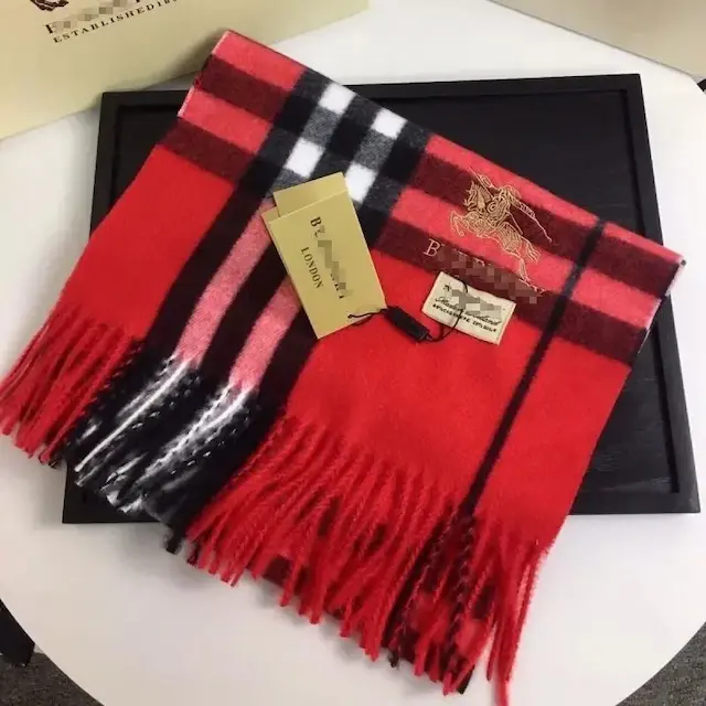 Burberry Check Cashmere Scarves