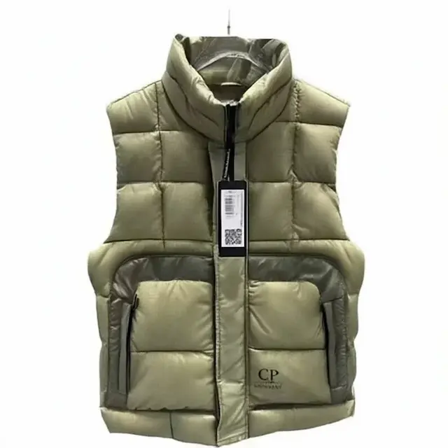 Light Green Vest Down Jacket