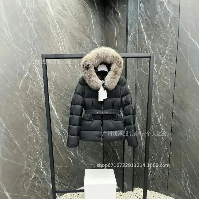 Moncler Fur Hood Puffer Jackets