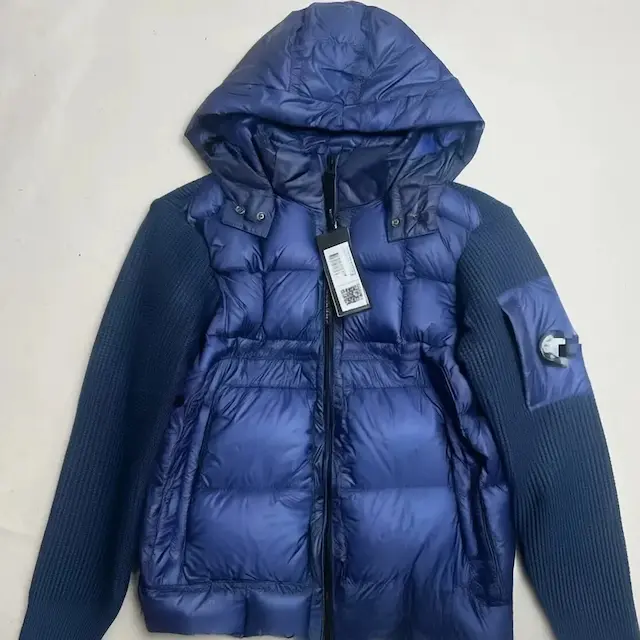 Light blue down jacket